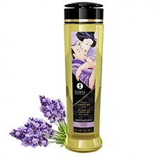 Shunga Erotic Massage Oil Sensation Lavender 240ml