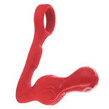 Hot Rod Silicone Cock Ring and Double Ball Plug
