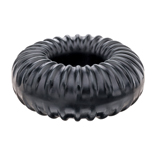 Perfect Fit Ribbed Ring in Black