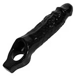 XR Brands Mamba Cock Sheath in Black