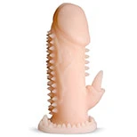 Performance Dual Erection Enhancer Sleeve in Beige