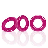 Oxballs Willy Rings 3-pack Cockrings Hot Pink