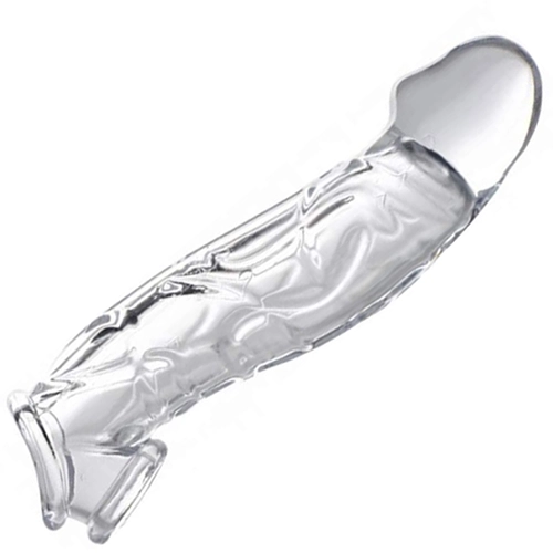 XR Brands 2 Inch Extender Sleeve in Clear