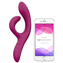 We Vibe Nova 2 Rechargeable App Controlled Rabbit Vibrator in Pink