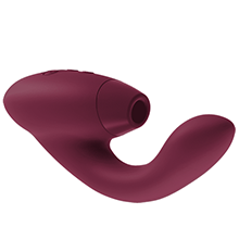 Womanizer Duo Air Pulsation Clitoral Stimulator Plus G-Spot Vibrator