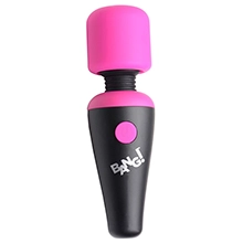 10X Ultra Powerful Silicone Mini Wand in Pink