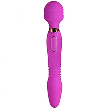 Ultra Thrust-Her Deluxe Thrusting and Vibrating Silicone Wand