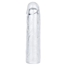 Add 2 inches Flawless Clear Penis Sleeve