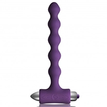 Rocks Off 7 Speed Pearls Petite Anal Vibrator in Purple