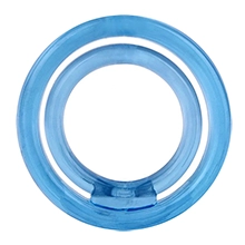 Screaming O RingO2 Double Cock Ring in Blue