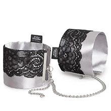 Fifty Shades of Grey Play Nice Satin & Lace Wrist Cuffs