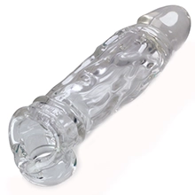 Oxballs Butch Cocksheath with Adjustable Fit in Clear