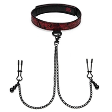 Fifty Shades of Grey Sweet Anticipation Reversible Collar Nipple Clamps
