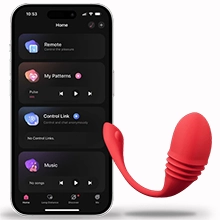 Lovense Vulse App-controlled Vibrating and Thrusting G-spot Egg Vibrator