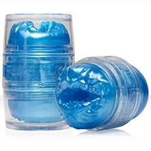 Fleshlight Quickshot Alien Blue Metallic Dual Stimulation Sleeve