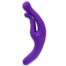 Wellness By Blush G Wave Purple G Spot and Clitoris UltraSilk Vibrator