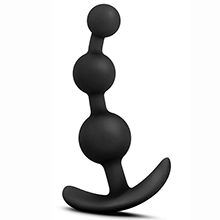 Blush Platinum Black 5.25 Inch Silicone Beads