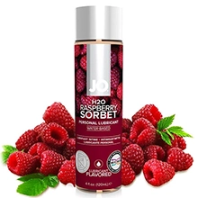 System JO H2O Raspberry Sorbet Flavored Lubricant 120 ml