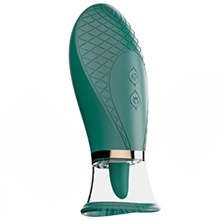 Rechargeable Suction Massager with Flickering Tip