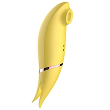 Clit and Nipple Suction Vibrator in Yellow