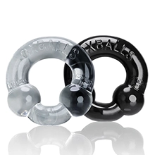 Oxballs - Ultraballs Cockring 2-pack Black & Transparant