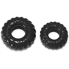 OXBALLS Atomic Jock TRUCKT Cockring Set of 2 in Black