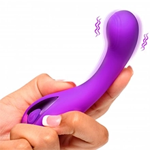 Petite G-Spot Silicone Vibrator in Purple