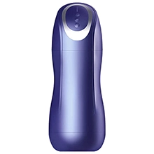 Blue Storm Automatic Suction and Vibrating Male Masturbation Device