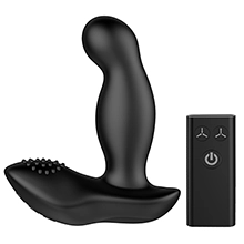 Nexus Boost Inflatable Vibrating Prostate Massager with Remote Control Black