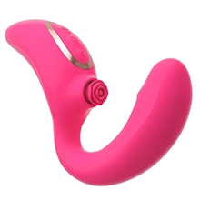 Rosybabe Rose Thumping 2-in-1 Vibrator