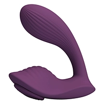 Wearable Dual Clitoral and G Spot Vibrator with Magnetic Clip
