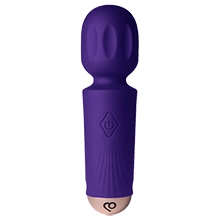 Rocks Off Rechargeable Mini Wand in Violet Dream