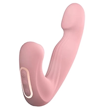 Suction and Thumping Vibrator in Pink