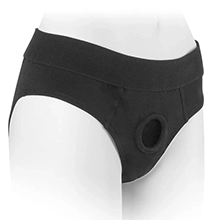 Versatile Unisex Strap-On Harness Briefs (Waist Size 30-38 inches)