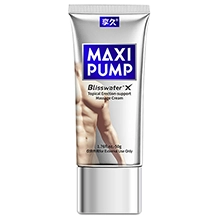 Blisswater X Maxi Pump Topical Erection Support Massage Cream 50g