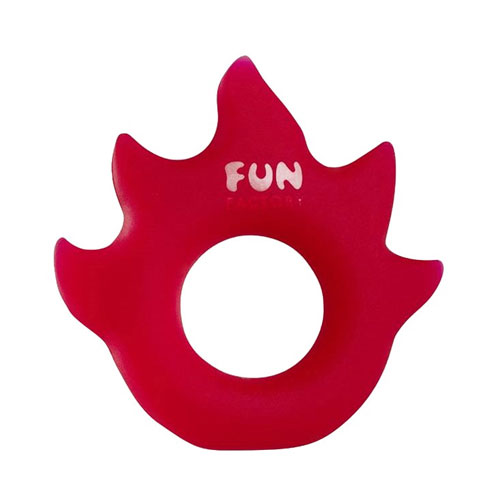 Fun Factory Flame Lovering Cock Ring in Red