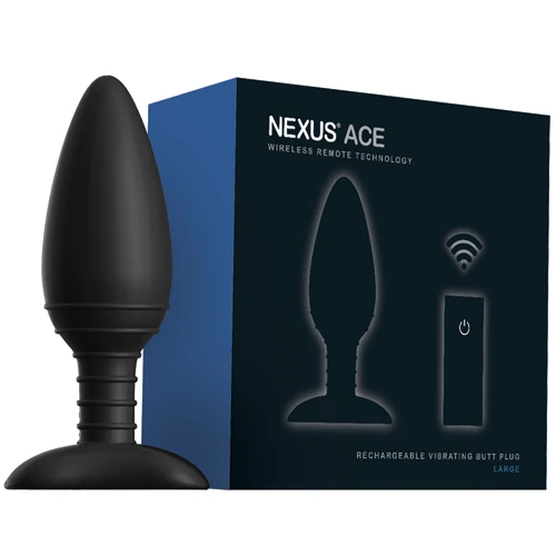 Nexus Ace Large USB Rechargeable Remote Control Vibrating Butt Plug