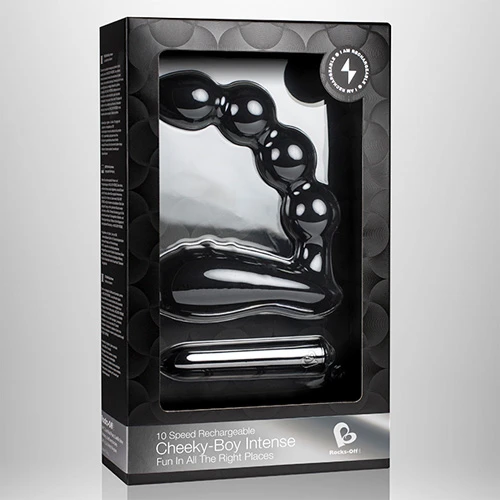 Rocks Off 10 Function Cheeky Boy Intense Prostate Massager USB Rechargeable