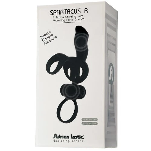 Adrien Lastic - Spartacus R 4 Action Cockring With Vibrating Penis Sheath