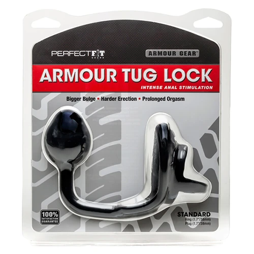 Perfect Fit Armour Tug Lock Plug and Cock Ring
