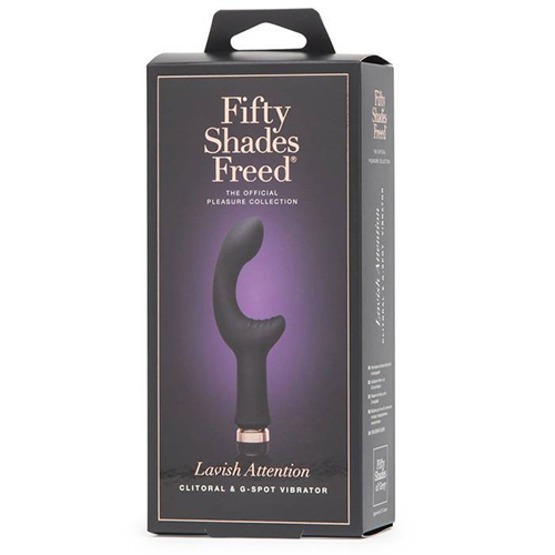 Fifty Shades Freed Lavish Attention Rechargeable Clitoral and G Spot Vibrator