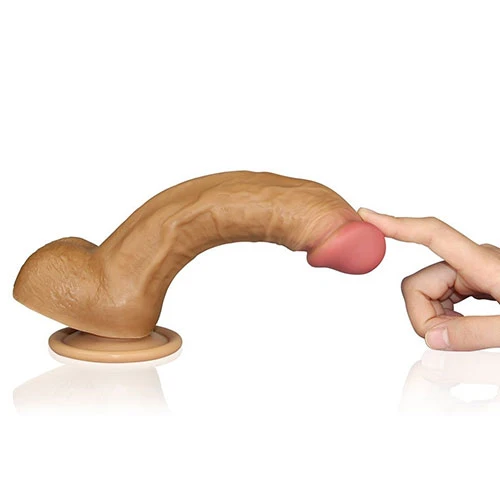 8 inches Realistic Penis in Brown