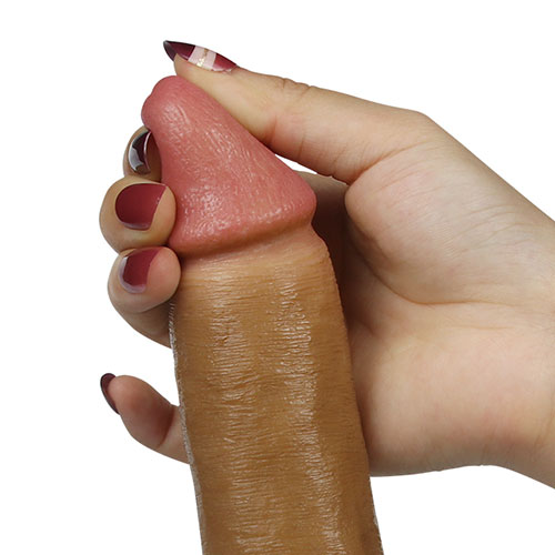 8 Inches Perfect Realistic Penis Strap On Dildo in Brown