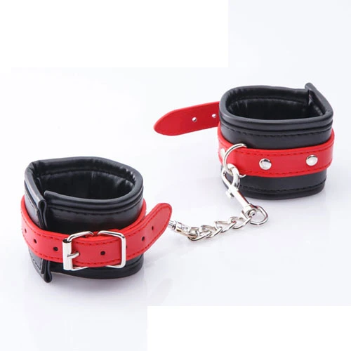 Benisubaki BDSM Faux Leather Wrist Cuffs 紅椿手錠
