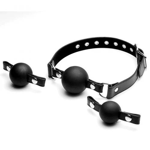 Strict Gear Interchangeable Silicone Ball Gag Set