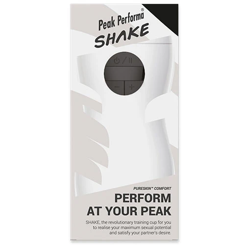 Peak Performa Shake Sex Training Cup For Men - Comfort White