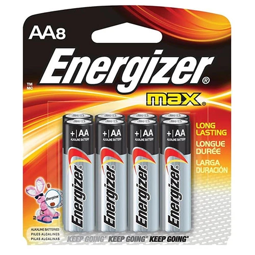 Energizer Max Alkaline Battery AA (8pcs)