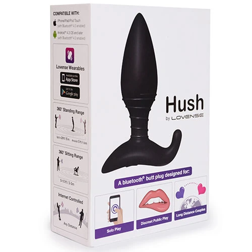 Lovense Hush App Controlled Plug 1.5 Inches