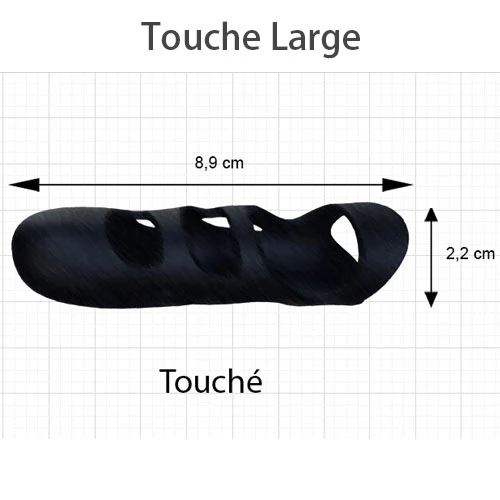 Adrien Lastic Touche Finger Vibrator for Larger Sized Fingers