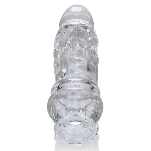 Oxballs Butch Cocksheath with Adjustable Fit in Clear